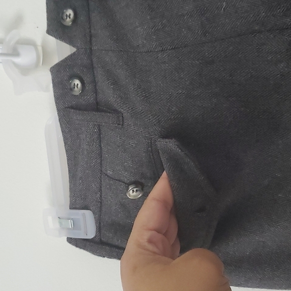 Dolce & Gabbana Flare Wool Pantsuit Size 6 in dark Charcoal gray - Picture 10 of 11